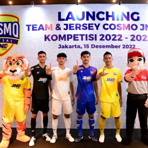 Hadapi Liga Futsal Profesional JNE Resmi Dukung Cosmo Futsal Tim