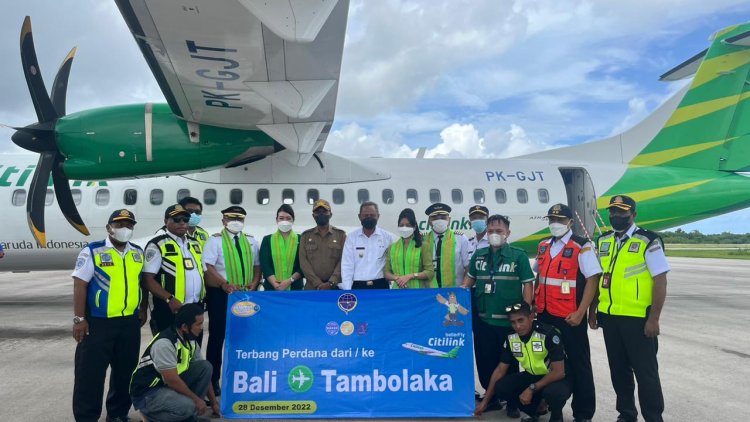 Seremonial Penerbangan Bali-Tambolaka, Kamis (29/12/2022) @ Humas Citilink - Citilink Buka Rute Denpasar-Tambolaka