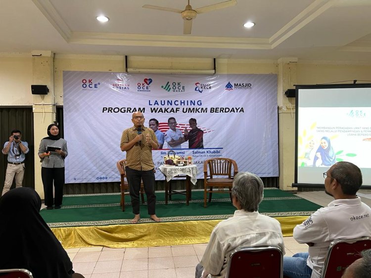 Wakaf UMKM OKOCE Berdaya Dampingi Pengusaha Ultra Mikro