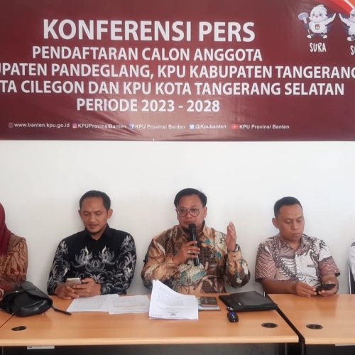 Pendaftaran Calon Anggota KPU di 4 Kabupaten Kota di Banten Resmi Dibuka