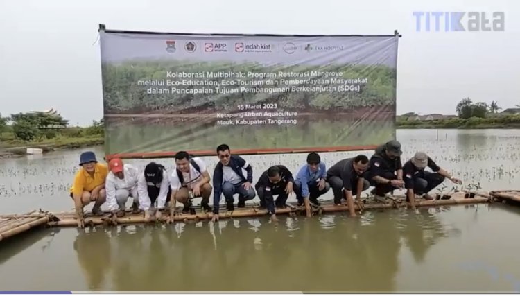IKPP Tangerang Bersama Pelajar SWA dan PWI Tangerang Berkolaborasi Mendukung Eco-Education dan Evi-Tourism di Ketapang Urban Aquaculture