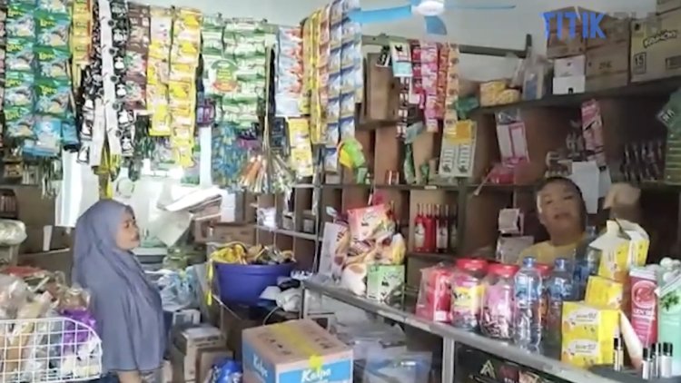 Pembobol Toko Sembako Terekam CCTV, Pedagang Rugi Puluhan Juta Rupiah