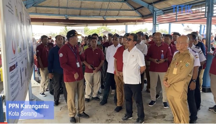 Tinjau PPN Karangantu Kota Serang, Menteri Wahyu Trenggono Janjikan Hal Ini