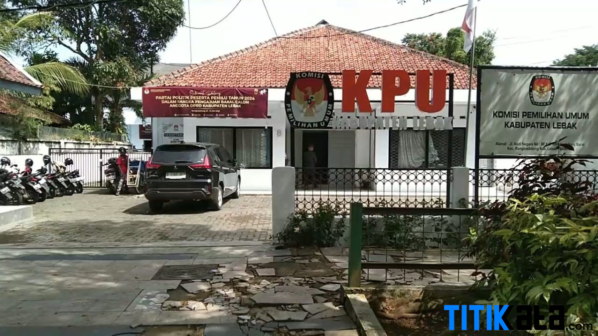 H+9 KPU Lebak Belum Terima Pendaftaran Bacaleg Partai Politik