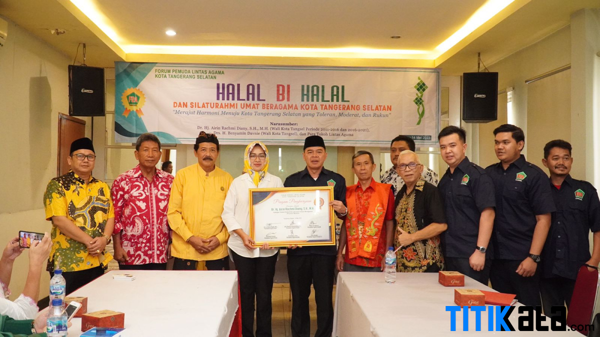Dianggap Dukung Kerekatan Antarumat Airin Diganjar Penghargaan Tokoh Peduli Umat Beragama