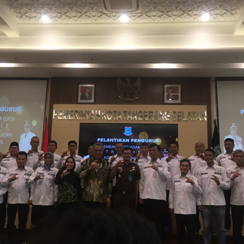 LKS Tri Patrit Kota Tangsel Resmi Dilantik Wali Kota Benyamin Davnie Meminta Jaga Kondusifitas Daerah