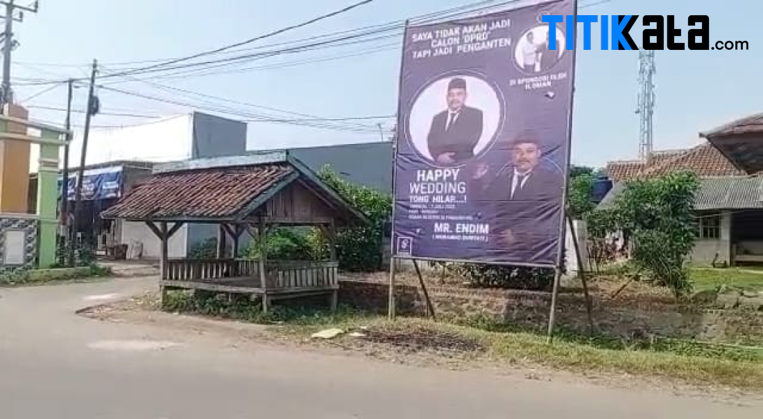 Warga Sajira Beri Dukungan Bujang Lapuk Calon Pengantin