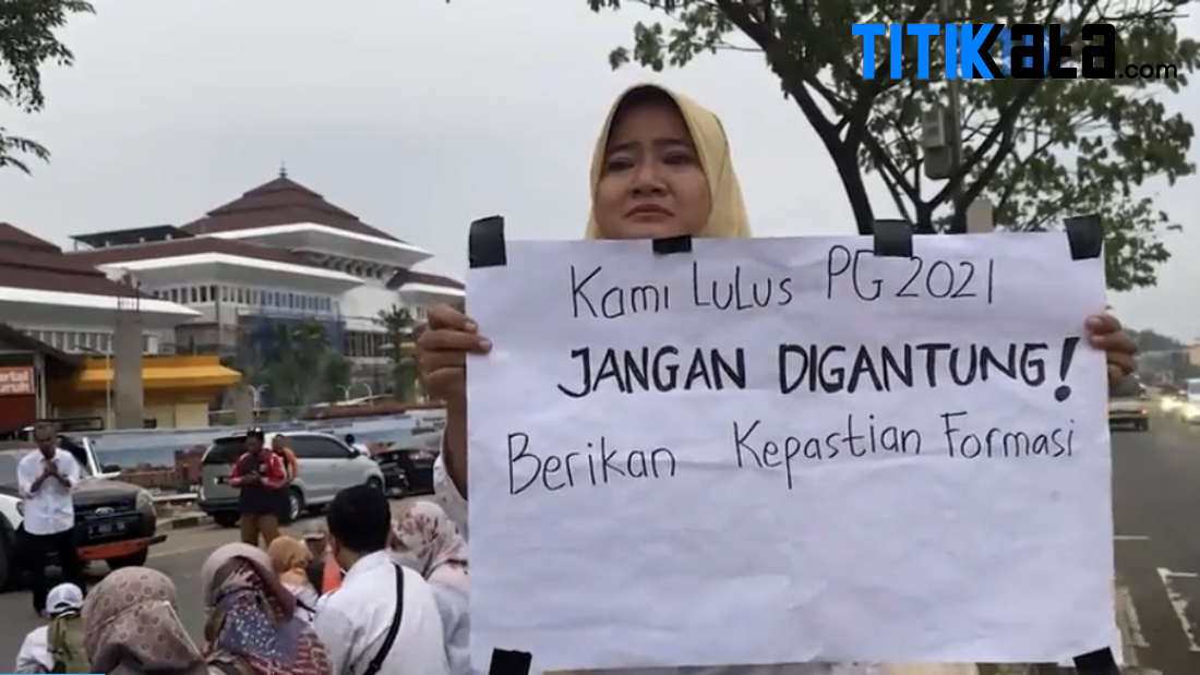 Demo Lagi, Guru Honorer Banten Menderita Tanpa Kejelasan Status