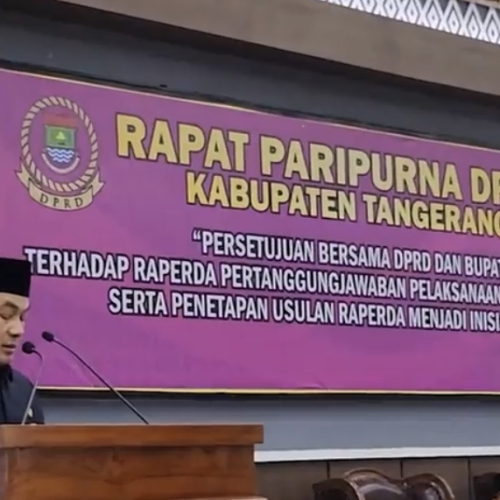 Meski Disetujui, Wabup Tangerang Akui Raperda Pertanggungjawaban APBD TA 2022 Banyak Catatan
