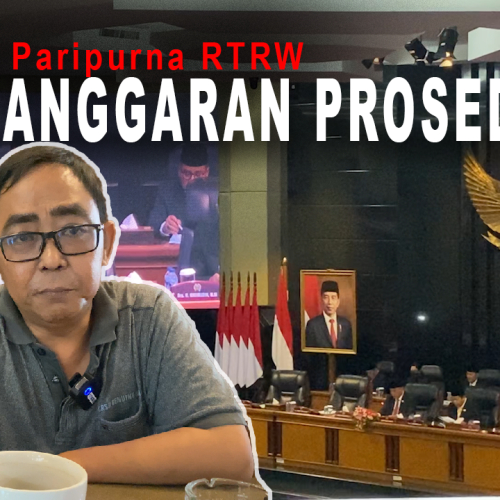 Pembahasan Mendadak Raperda RTRW DKI Sangat Janggal, Infra: Ini Aneh
