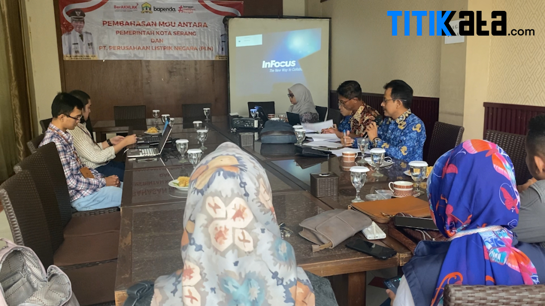 PLN dan Bapeda Kota Serang, Bahas Persiapan MoU Pajak Penerangan Jalan