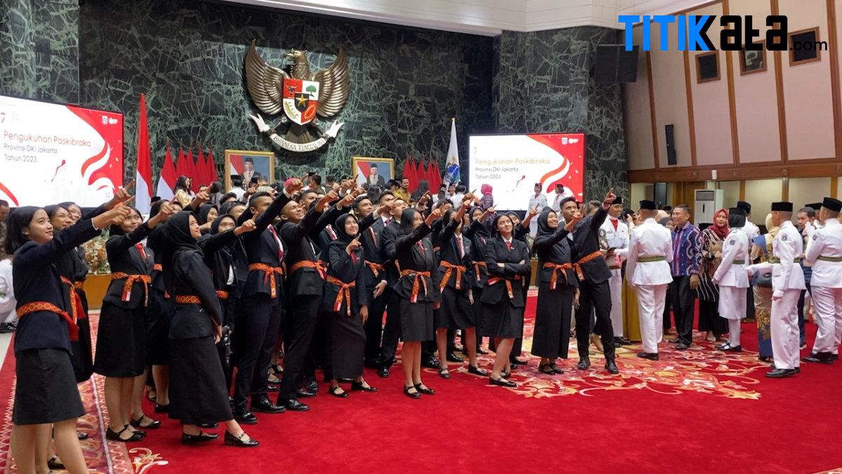 44 Anggota Paskibraka DKI 2023 Dikukuhkan