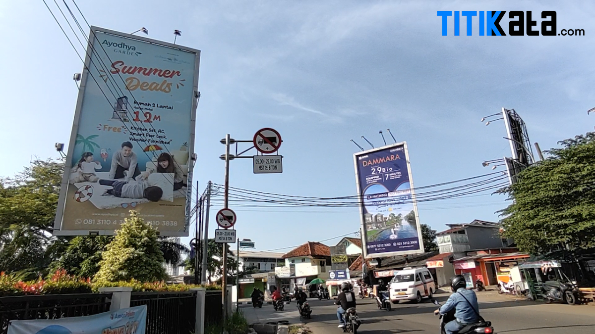Media Bilboard Tumbuh Subur di Tangsel, Apakah Berizin