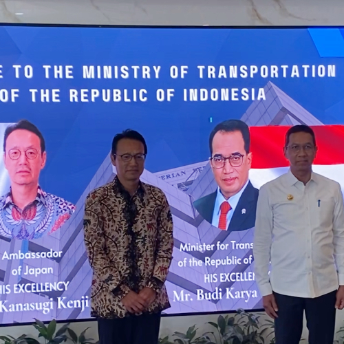 Pj Gubernur DKI Dampingi Menhub Budi Karya, Audiensi dengan Dubes Jepang dan JICA