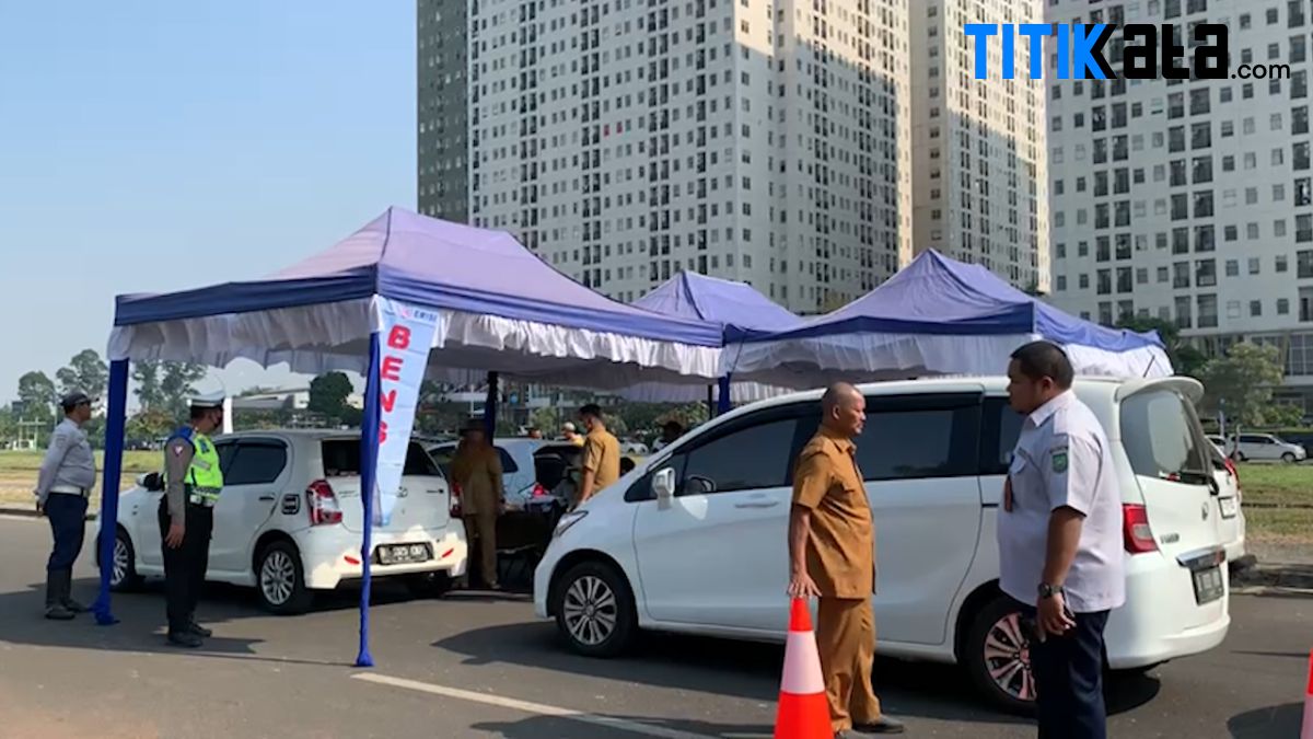 Uji Emisi Gratis di Kota Tangerang Diburu Pemilik Kendaraan, Antrean Mengular Panjang