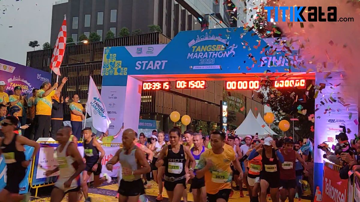 Ribuan Pelari Meriahkan Tangsel Marathon 2023
