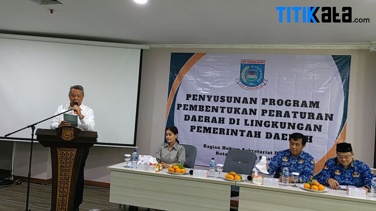 Pemkot Tangsel Gelar Rapat Propemperda, RPJPD Bakal Dibahas Tahun Depan