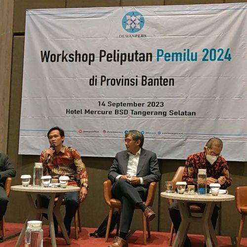 Dewan Pers Beri Panduan Peliputan Pemilu ke Seluruh Media di Banten