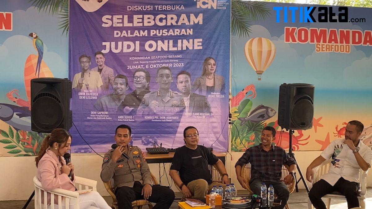 Selebgram dalam Pusaran Judi Online, ICN Banten Gelar Diskusi