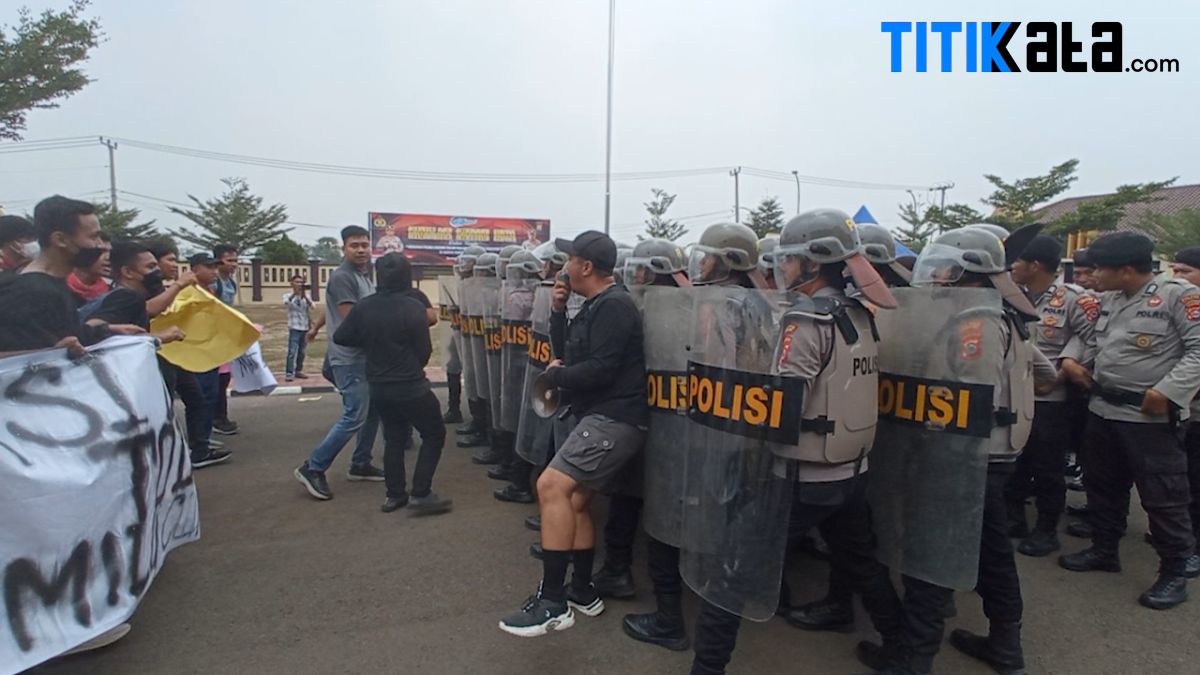 Persiapan Pemilu 2024 Polres Serang Laksanakan Simulasi Pengamanan Pemilu