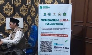 Baznas Kota Tangerang Buka Gerai Penyaluran Donasi Warga Palestina