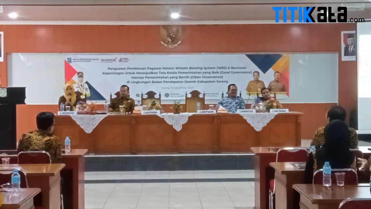 Ciptakan GCG Bapenda Kabupaten Serang Lakukan Pembinaan