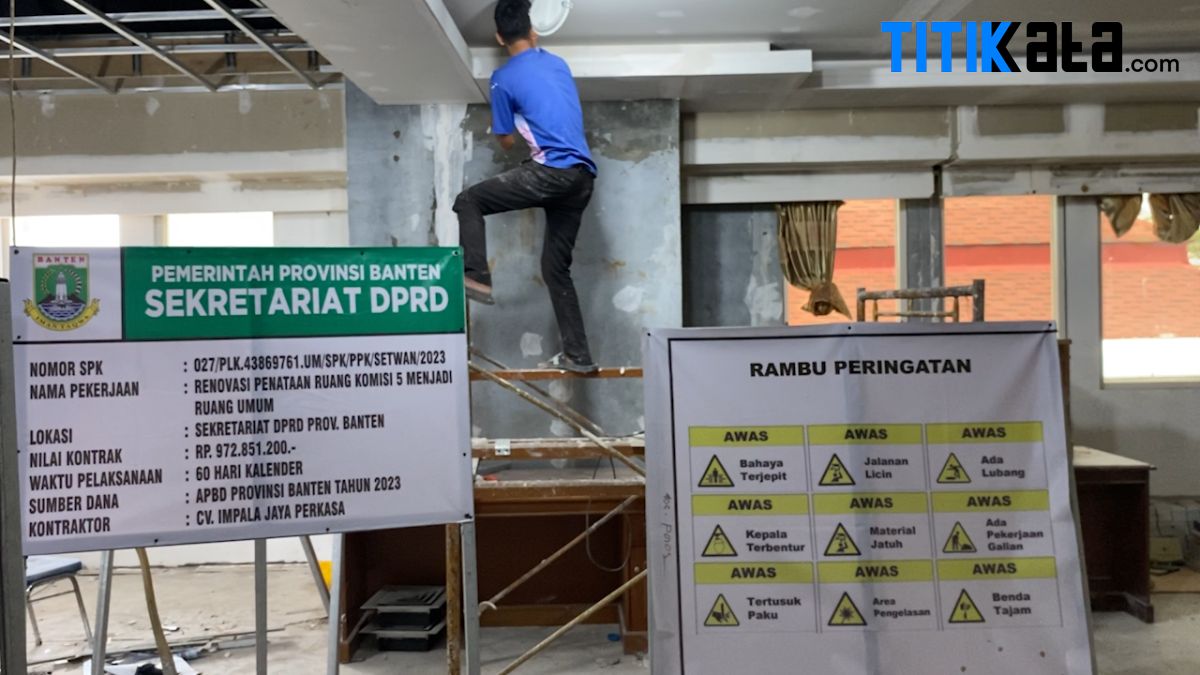 Habiskan Miliaran Rupiah, Ruang Sekwan DPRD Banten Ini Dapat Perbaikan