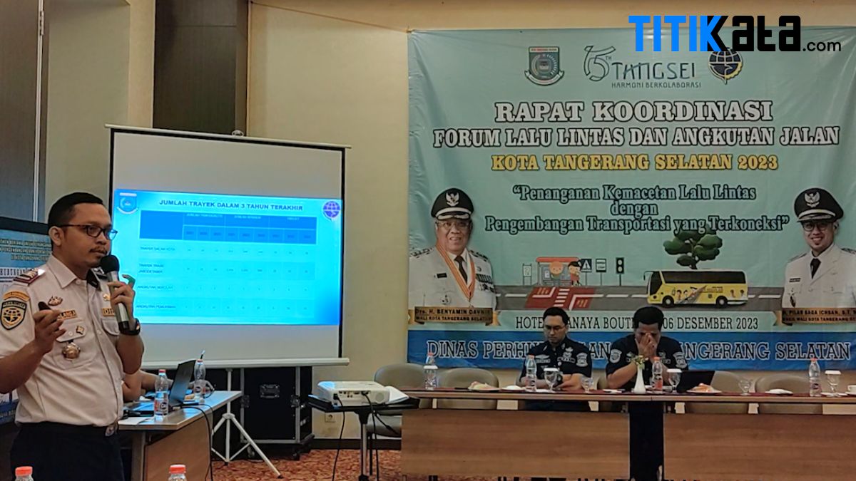Gelar Rakor Forum Lalin, Dishub Tangsel Cari Solusi Kemacetan