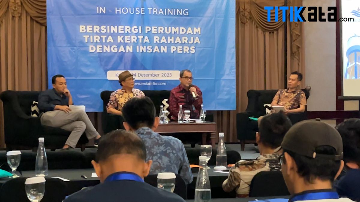Perumdam TKR Menggelar In House Traning Bersama Wartawan Tangerang