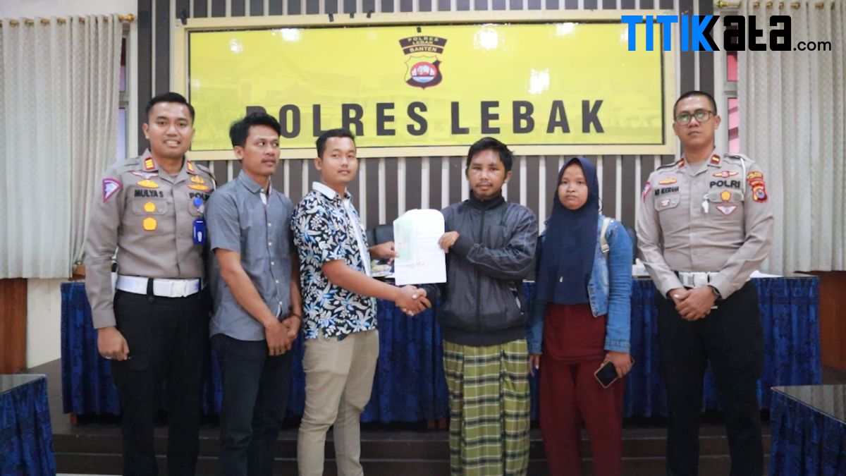 Perkara Lakalantas Motor vs Dump Truk Mendapat Restorative Justice Polres Lebak