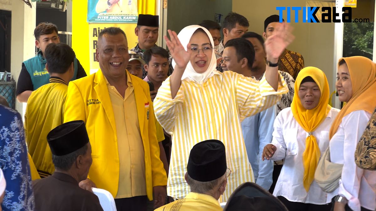 Datangi Warga Lengkong Karya, Airin Sampaikan Pesan Berikut