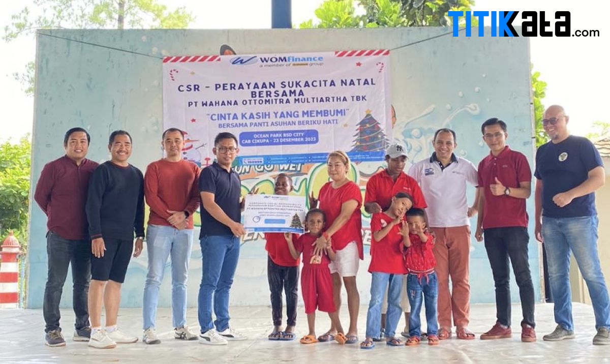 WOM Finance Berbagi Kasih Natal bersama Anak-Anak Panti Asuhan