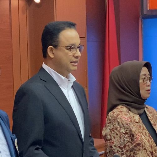 Anies Baswedan Sebut Kedepankan Gagasan saat Hadiri Dialog Pers PWI Pusat