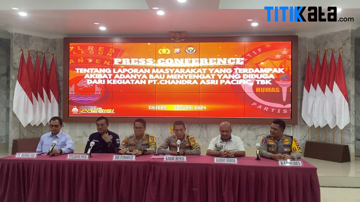 Polda Banten Periksa 17 Saksi Dugaan Kebocoran Gas PT Chandra Asri Pasific