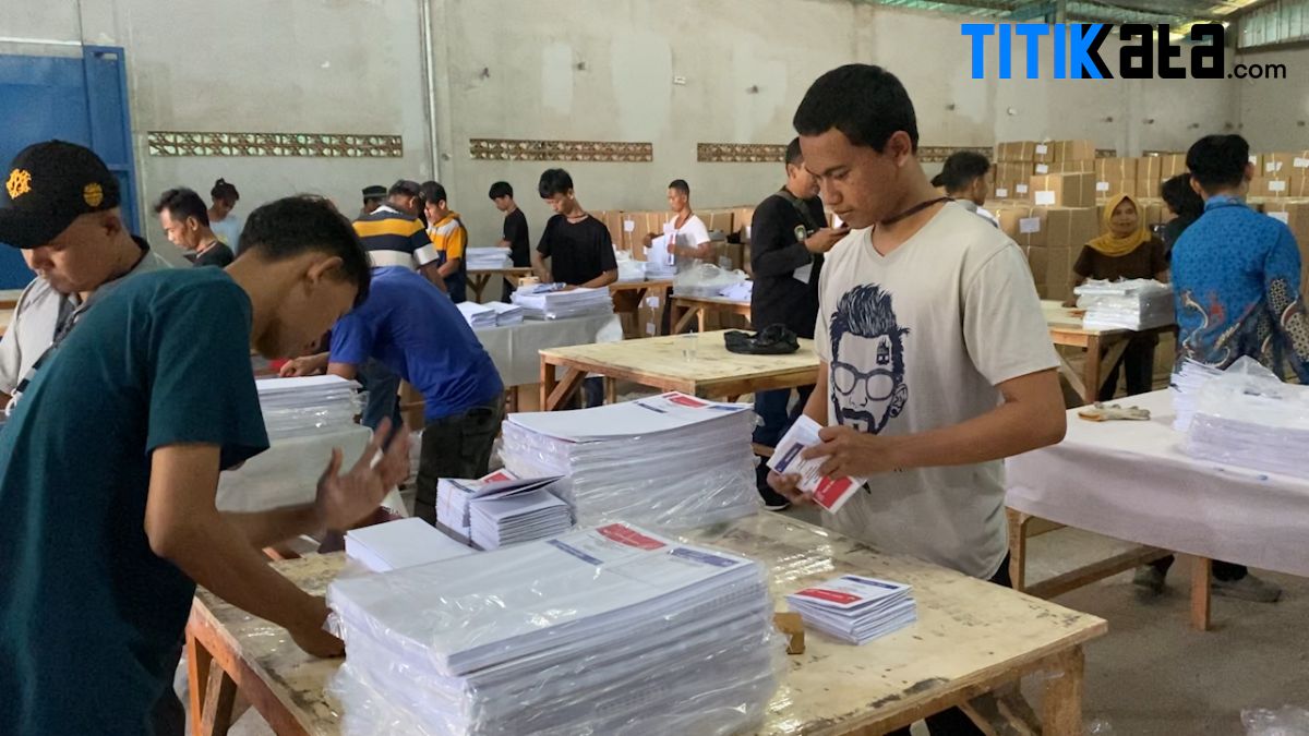 Surat Suara DPR RI Rusak Terendam, KPU Lebak Lakukan Penggantian