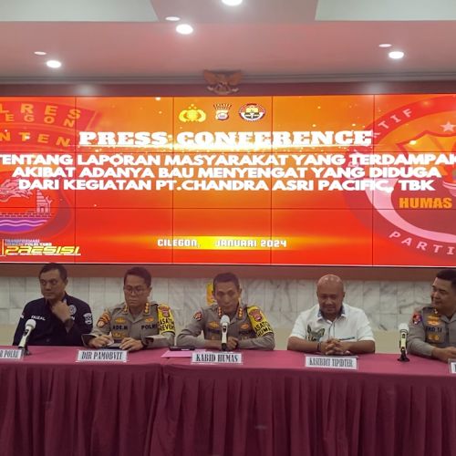 Polda Banten Periksa 17 Saksi Dugaan Kebocoran Gas PT Chandra Asri Pasific