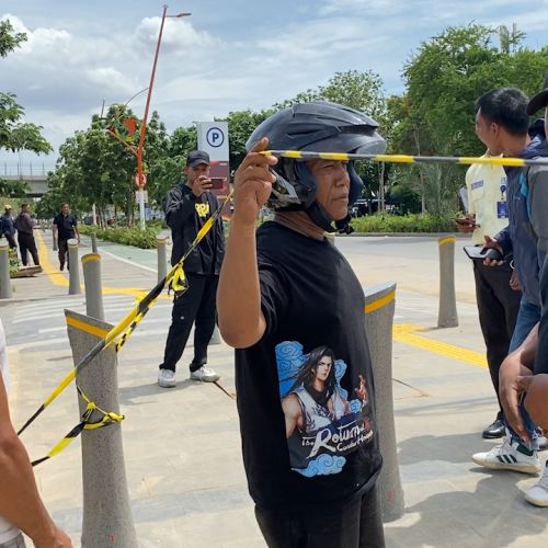 Akses Masuk Kampung Susun Bayam Terpasang Tali Pembatas, Ketua KTKBM: Tidak Lazim