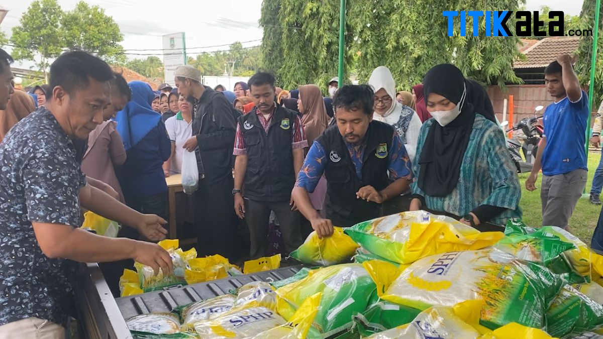Harga Beras Melonjak Tajam, Polres dan Pemkot Cilegon Gelar Pasar Murah