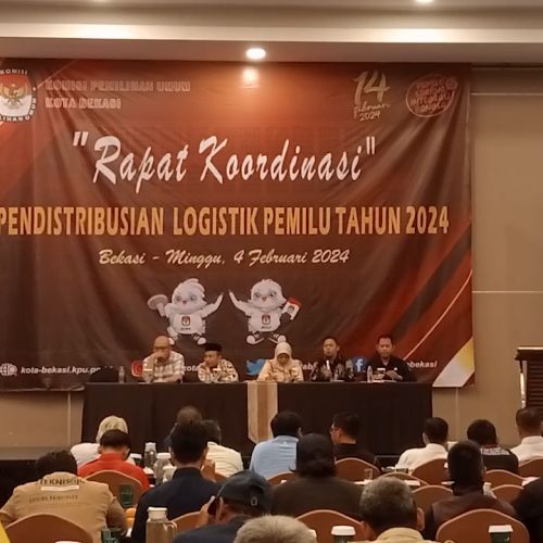 Kotak dan Surat Suara Pemilu Mulai Didistribusikan KPU Kota Bekasi