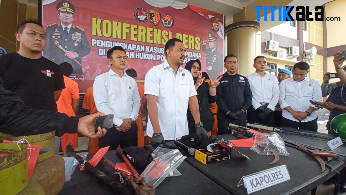 Sok Jago, Geng Motor Tubruk 134 Ditangkap Polres Serang