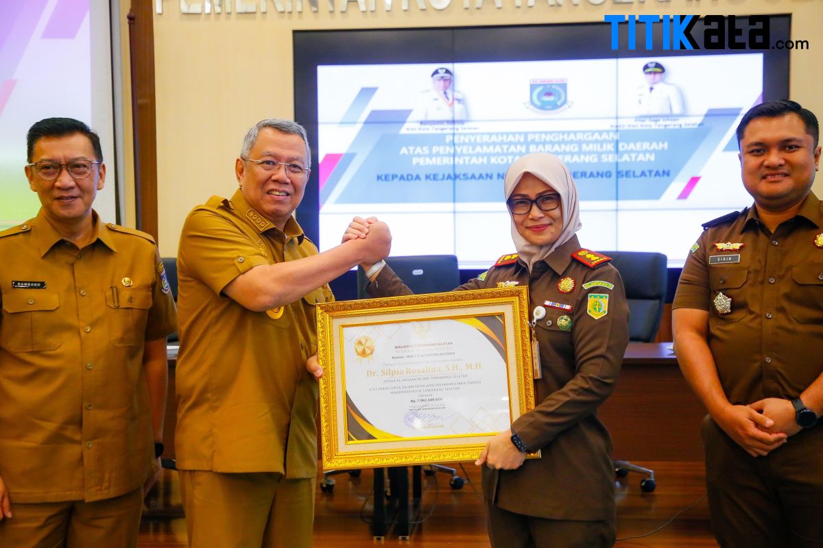 Berhasil Selamatkan Aset Pemerintah, Pemkot Berikan Penghargaan ke Kejari Tangsel
