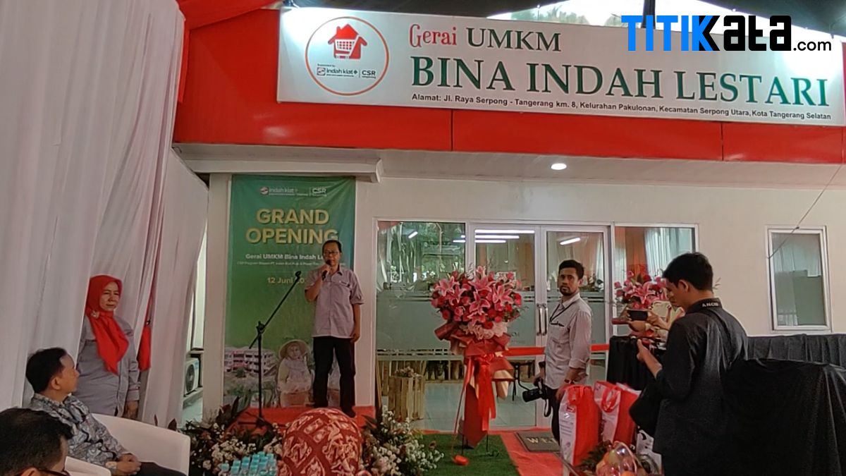 Peduli UMKM, PT Indah Kiat Pulp & Paper Tangerang Mill Resmikan Gerai Bina Indah Lestari