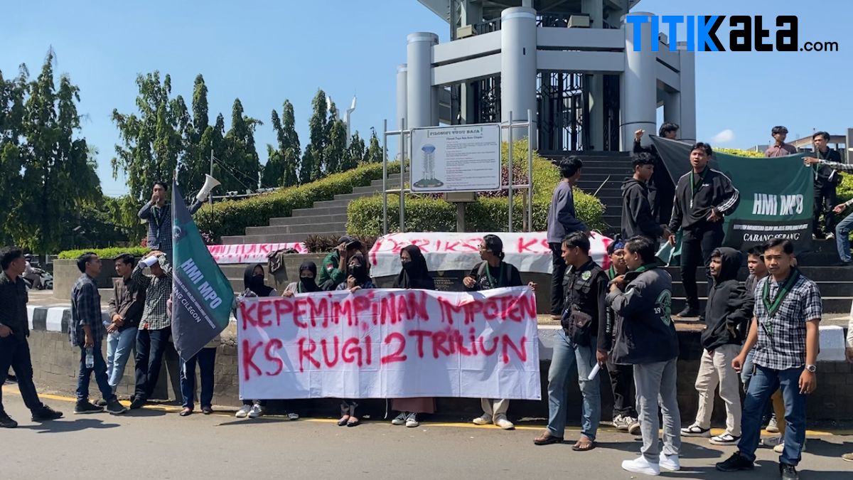 Selalu Merugi, HMI MPO Badko Banten Tuntut Dirut PT Krakatau Steel Mundur