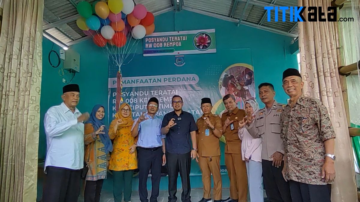 Pilar Resmikan Posyandu Teratai di Rempoa Ciputat Timur