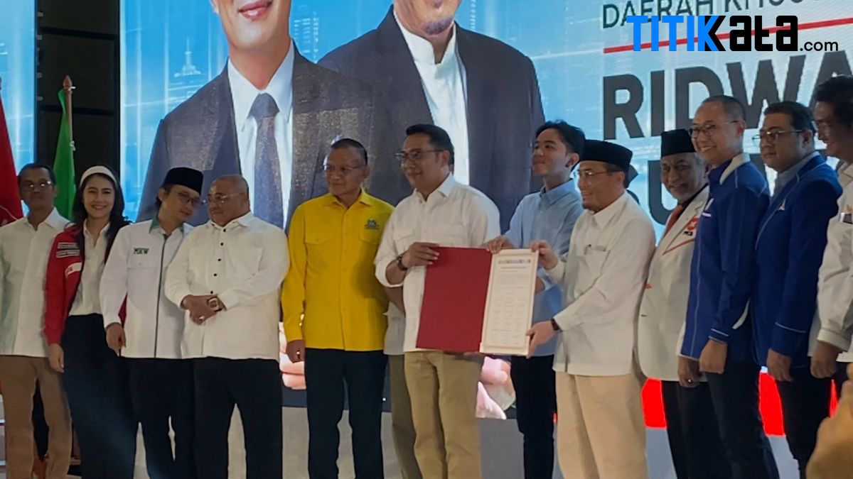 Pilkada DKI Jakarta, Ridwan Kamil-Suswono Didukung 12 Parpol