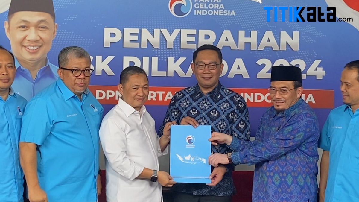 Gelora Dukung Jalan Ridwan Kamil-Suswono di Pilkada DKI Jakarta