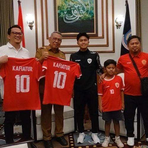 Pemkot Tangsel Berikan Apresiasi untuk Kafiatur Rizki Punggawa Timnas U-19