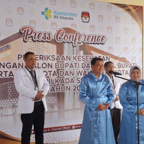Maesyal-Intan Nurul Jalani Pemeriksaan Kesehatan di RSUP Dokter Sitanala
