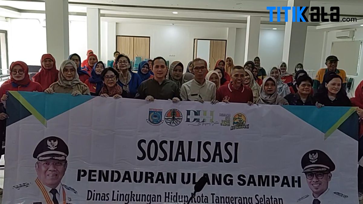 DLH Kota Tangsel Sosialisasikan Daur Ulang Sampah Punya Nilai Jual