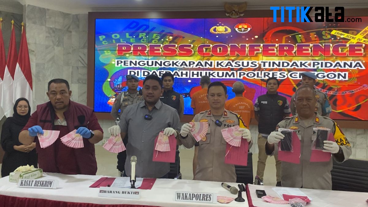 Polres Cilegon Bergerak Cepat Tangkap Pelaku Pengedar Uang Palsu di Pasar Kranggot